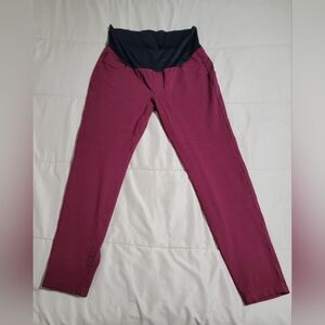 Liverpool Jeans Company Maternity Burgundy Leggings - Size 12/31